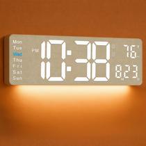 Relógio de Parede MASHI 2026 com Display LED de 40 cm e Controle Remoto Relógio de Parede MASHI 2026 com Display LED de 40 cm e Controle Remoto