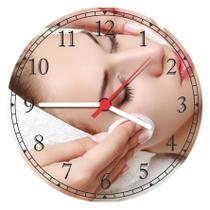 Relógio De Parede Massagem Massoterapia Gg Com 50 Cm 02 - Vital Quadros Do Brasil