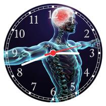 Relógio De Parede Medicina Médicos Consultórios Corpo Humano