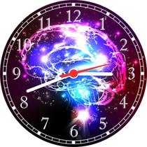 Relógio De Parede Medicina Psicologia Médicos Consultórios Cérebro