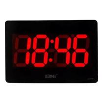 Relógio De Parede Mesa Digital Calendário Termômetro Alarme - LE-2116