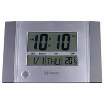Relógio de Parede/Mesa Digital Com Temperatura e Calendário Herweg 6472-071 Cinza Metálico Relógio de Parede/Mesa Digital Com Temperatura e Calendário Herweg 6472-071 Cinza Metálico