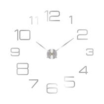 Relógio de Parede Moderno 3D DIY - Quartzo, Acrílico e Espelho - Decoração para Sala de Estar