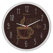 Relógio De Parede Moderno Cozinha Café Xícara Herweg Ref - 660014 ( 1 Ano de Garantia )
