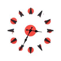 Relógio de parede moderno, retrô, de 10 polegadas, com design silencioso e sem tique-taque