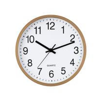 Relógio de Parede Moldura Tipo Madeira 25cm - Magizi