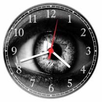 Relógio De Parede Olhos Visão Oftalmologia Gg 50 Cm G02 - Vital Quadros Do Brasil