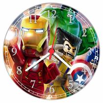 Relógio De Parede Os Vingadores Super Heróis