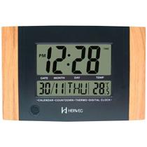 Relógio De Parede ou Mesa Herweg Digital Temperatura Calendário 6438