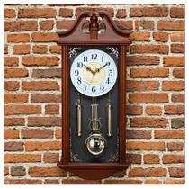 Relógio De Parede Pêndulo Retrô Vintage Antigo 66cm Dourado - Gici Decor