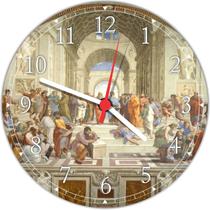 Relógio De Parede Platão Escola Filósofo