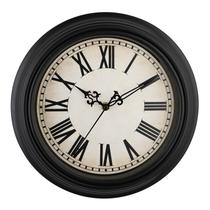 Relógio de parede Plumeet Extra Large Retro 40cm Preto