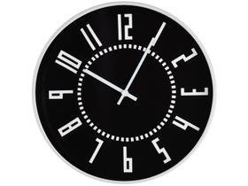 Relógio de Parede Preto e Branco 12946 Mart