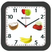 Relogio de Parede Preto Real Eurora 6555-145