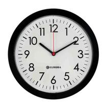 Relógio De Parede Preto Real Eurora 6575-145