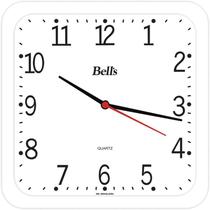 Relógio de Parede Quadrado Cozinha Sala Escritório Bell's