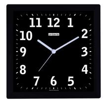 Relogio De Parede Quadrado Numeros Brancos Fundo Preto Relogio De Parede Quadrado Numeros Brancos Fundo Preto