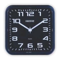 Relógio de parede quadrado para escritório quarto sala cozinha - maxtime