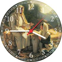 Relógio De Parede Quartz Católico Religioso Jesus Cristo Tamanho 40 Cm RC002