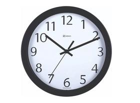 Relógio De Parede Redondo 30cm Alumínio Escovado Ref - 6719 - 317 - Fundo Branco - Herweg