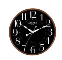Relógio De Parede Redondo Arábico 64X41X43Cm Mostrador Preto