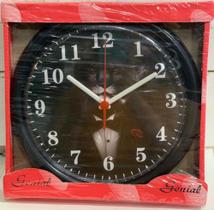 Relógio de Parede Redondo Genial 23cm Caixa Vermelha Relógio de Parede Redondo Genial 23cm Caixa Vermelha