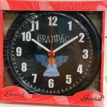 Relógio de Parede Redondo Genial 23cm Caixa Vermelha Relógio de Parede Redondo Genial 23cm Caixa Vermelha