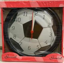 Relógio de Parede Redondo Genial 23cm Caixa Vermelha