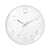 Relógio De Parede Redondo Moderno Silencioso De 8 Polegadas Com Movimento De Quartzo Alimentado Por