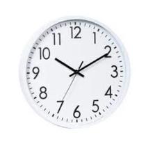 Relógio de parede redondo plástico basic 30,5 X 4 cm