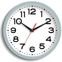 Relógio de parede Roymnie Silent Non-Ticking 30cm azul cinza