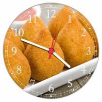 Relógio De Parede Salgados Coxinha Padarias Cafeterias