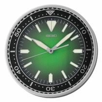 Relógio de parede Seiko Heritage Design com mostrador 30 cm verde Relógio de parede Seiko Heritage Design com mostrador 30 cm verde