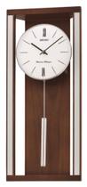 Relógio de parede Seiko moderno e sofisticado com pêndulo e sinos Relógio de parede Seiko moderno e sofisticado com pêndulo e sinos