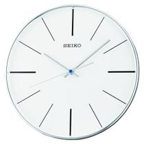 Relógio de Parede Seiko QXA634ALH - Analógico, Quartzo, Caixa Prateada