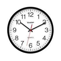 Relógio de parede Sharp Silent Non Ticking 25 cm Quartz de qualidade