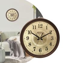 Relógio de Parede Silencioso Vintage Decorativo Sala Quarto Cozinha 6468 - Herweg