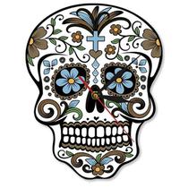 Relógio de parede Skull 30cm Silent Non-Ticking Quartz Acrílico Relógio de parede Skull 30cm Silent Non-Ticking Quartz Acrílico
