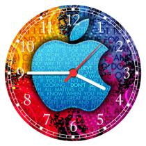 Relógio De Parede Steve Jobs Informática Ciência Salas Quartos Quartz Tamanho 40 Cm RC001