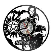 Relógio de parede Supernaturals Dean Sam, disco de vinil anime Relógio de parede Supernaturals Dean Sam, disco de vinil anime