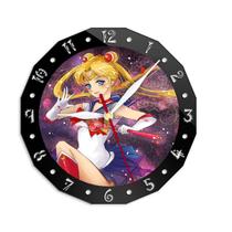Relógio de parede Tsukino Usagi Anime 30cm Silent Non-Ticking