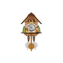 Relógio de parede vintage estilo escandinavo de madeira Cuckoo Bell - Lightbek Official Store