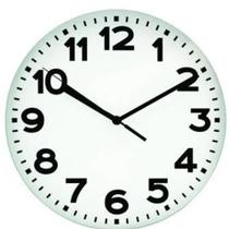 Relógio De Parede Yangzi Branco Redondo 20cm