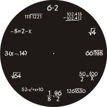 Relógio De Paredes Fórmulas Matemáticas Escolar Ensino - Intempo Design