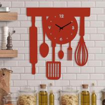 Relógio De Paredes Lindo Grande Moderno Cozinha Talheres Relógio De Paredes Lindo Grande Moderno Cozinha Talheres