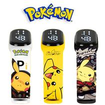 Relógio de Pokemon Pikachu Infantil Á prova d'água Digital de Led