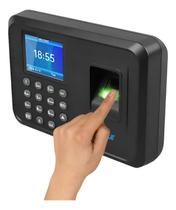 Relógio De Ponto Biométrico Com Leitor Impressão Digital Bivolt Eletrônico Controle De Acesso Entrada E Saída De Funcionários Tela 2.4 polegadas