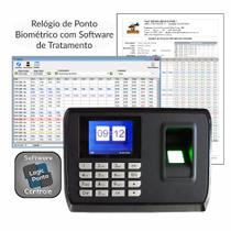 Relógio de Ponto Biométrico Digital com Software de Gerenciamento