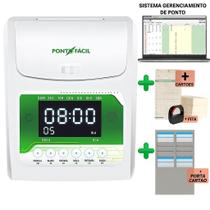 Relogio De Ponto Com Cartão De Papel Cartografico + Nf Relogio De Ponto Com Cartão De Papel Cartografico + Nf