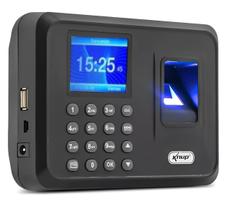 Relógio de Ponto Eletrônico Senha e Biométrico Controle de Horário Empresa - Knup